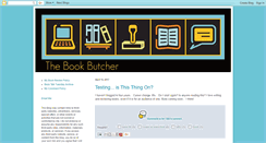 Desktop Screenshot of abookbutcher.blogspot.com