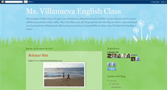 Desktop Screenshot of msvillanuevaenglishclass.blogspot.com