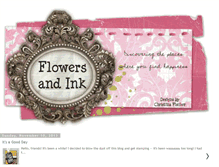 Tablet Screenshot of flowersandink.blogspot.com