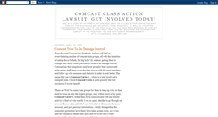 Desktop Screenshot of comcastclassaction.blogspot.com