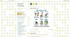 Desktop Screenshot of lemonysnippets.blogspot.com