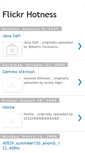 Mobile Screenshot of flickrhotness.blogspot.com