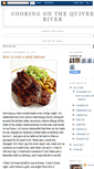Mobile Screenshot of cookingonthequiverriver.blogspot.com