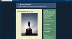 Desktop Screenshot of amonumentaltask.blogspot.com