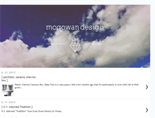 Tablet Screenshot of mcgowandesign.blogspot.com