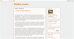 Desktop Screenshot of debbiemade.blogspot.com