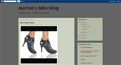 Desktop Screenshot of marlonsbikeblog.blogspot.com