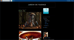 Desktop Screenshot of jardindefaience.blogspot.com