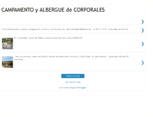 Tablet Screenshot of campamentocorporales.blogspot.com