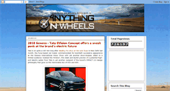 Desktop Screenshot of anything-on-wheels.blogspot.com