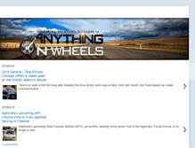 Tablet Screenshot of anything-on-wheels.blogspot.com