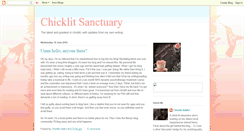 Desktop Screenshot of chicklitsanctuary.blogspot.com