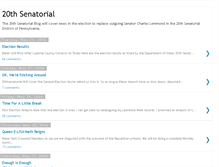 Tablet Screenshot of 20thsenatorial.blogspot.com