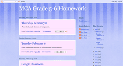 Desktop Screenshot of mcagrade5-6homework.blogspot.com