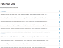 Tablet Screenshot of info4hotwheels.blogspot.com