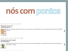 Tablet Screenshot of noscompontos.blogspot.com