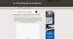 Desktop Screenshot of lavidadespuesdelamuerte-monografia.blogspot.com