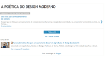 Tablet Screenshot of poeticadodesignmoderno.blogspot.com