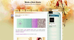 Desktop Screenshot of modaebomgosto.blogspot.com