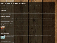 Tablet Screenshot of birdbrainsandstreetwalkers.blogspot.com