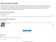 Tablet Screenshot of microcementochile.blogspot.com