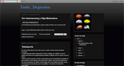 Desktop Screenshot of blogtododeportes.blogspot.com