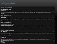 Tablet Screenshot of blogtododeportes.blogspot.com