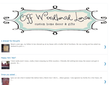 Tablet Screenshot of offwoodlandlane.blogspot.com