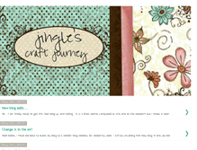 Tablet Screenshot of jinglescraftjourney.blogspot.com