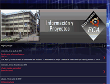 Tablet Screenshot of estudiantesfca.blogspot.com