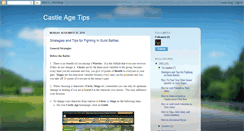 Desktop Screenshot of castleagetips1.blogspot.com