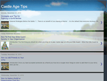 Tablet Screenshot of castleagetips1.blogspot.com