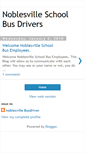 Mobile Screenshot of noblesvilleschoolbusdrivers.blogspot.com