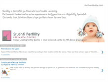 Tablet Screenshot of infertilityatsrushti.blogspot.com
