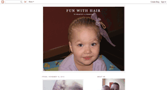 Desktop Screenshot of funwithhair.blogspot.com