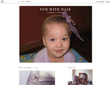 Tablet Screenshot of funwithhair.blogspot.com