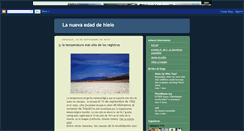 Desktop Screenshot of lanuevaedaddehielo.blogspot.com