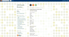 Desktop Screenshot of ldsfamilyreunion.blogspot.com