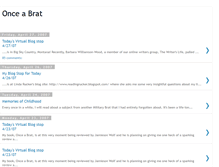 Tablet Screenshot of onceabrat.blogspot.com