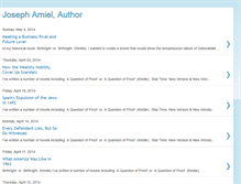 Tablet Screenshot of josephamielauthor.blogspot.com