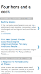 Mobile Screenshot of fourhensandacock.blogspot.com