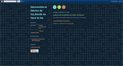 Desktop Screenshot of fabricadeluz.blogspot.com