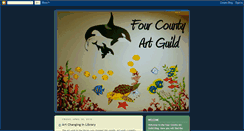 Desktop Screenshot of fourcountyartguild.blogspot.com