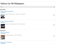 Tablet Screenshot of gallerycar.blogspot.com