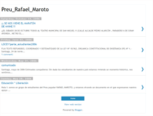 Tablet Screenshot of preu-rafael-maroto.blogspot.com