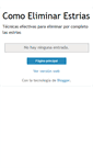 Mobile Screenshot of comoeliminarestrias.blogspot.com