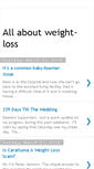 Mobile Screenshot of allaboutweight-loss.blogspot.com