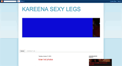 Desktop Screenshot of kareenasexylegs.blogspot.com