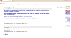 Desktop Screenshot of estatesandtrusts.blogspot.com