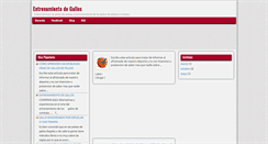 Desktop Screenshot of entrenamientodegallos.blogspot.com